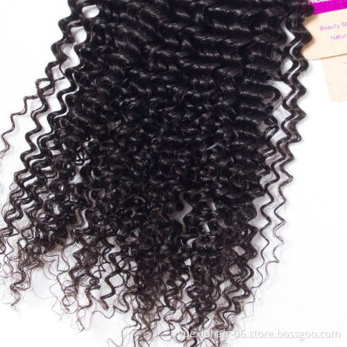 Kinky Curly Hair Weave Manufacture Raw Unprocessed Grade 9A Malaysian Bundles Mink Wholesale Cuticle Aligned Human Hair Supplier
